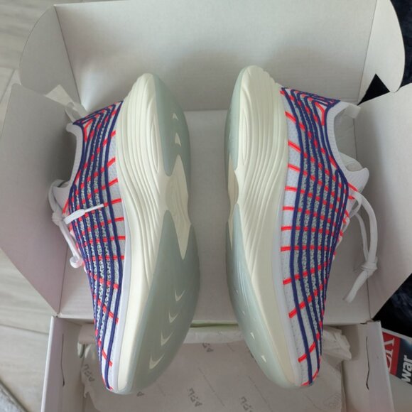 APL Mens Techloom Zipline - Size 10 - White/Blue Haze/Impulse Red - Picture 5 of 6